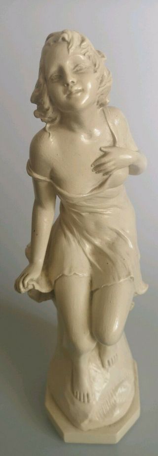 Art Deco Plaster Chalkware Figure Rd780899