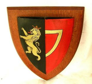 Balliol College Oxford Coat Of Arms Gill & Co.  Ironmongers Iron & Oak C.  1890