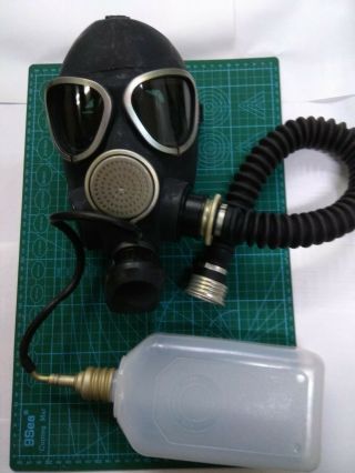 GAS MASK PMK - 2 drinking system (1Mask,  1Hose,  1Flask),  Russian Army 3