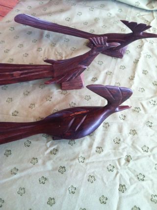 Road Runner Fetishes Carvings Ironwood Antique