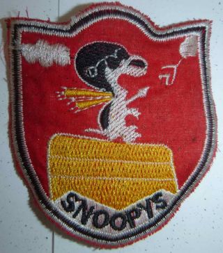 Snoopy Ops - Usaf Patch - 20th Tass - Khe Sanh - Hue - Vietnam War - 8058
