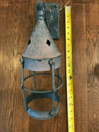 Antique Wrought Iron Electric Wall Sconce