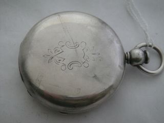 Civil War Era Aug 1864 P S Bartlett Waltham 11J 18s slv hunt cs KW pocket watch 12