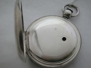 Civil War Era Aug 1864 P S Bartlett Waltham 11J 18s slv hunt cs KW pocket watch 5