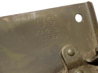 Vintage 1966 Vietnam Era US Army M1956 Entrenching Tool Shovel Ames Canvas 6