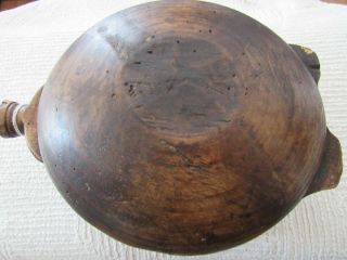 Antique Civil War 19th Century Wood Canteen From Gettysburg Estate