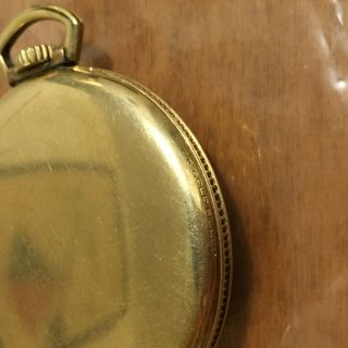 Vintage Hamilton 917 Pocket Watch 10 size 17 jewels 10K gold filled case RUNS 4
