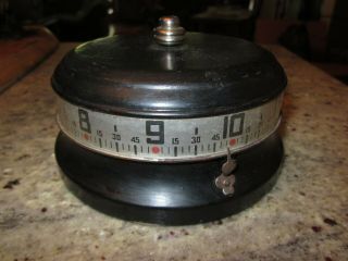Antique Lux Tape Measure Clock