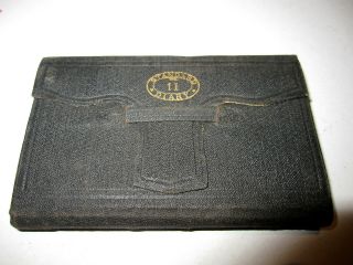 Antique Standard Diary Co.  1907 No.  11 Diary In Good