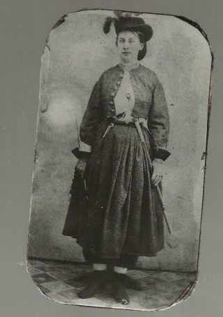 Civil War Era Photographers Business Card Tintype Viviandier