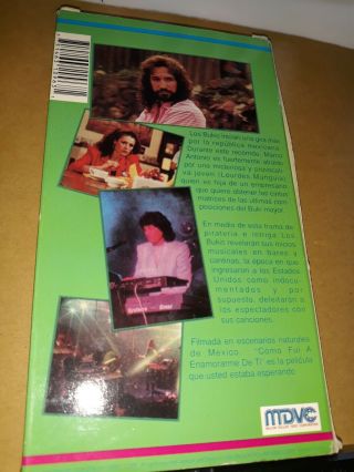 Los Bukis Como Enamorarme De Ti Vhs Pelicula Marco Antonio Solis 3