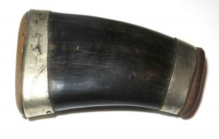 Vintage Estate Antique Scottish Silver Mounted Snuff Mull Pistol Grip Form 3