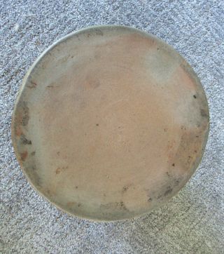 Antique Crock Cobalt Slip Decorated Stoneware Pottery,  1 - 1/2 Gallon,  11.  5 