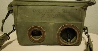 Army Radio Ta43 With Carrying Case