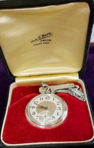 Fantastic Vintage 19j Waltham Ps Bartlett Pocket Watch