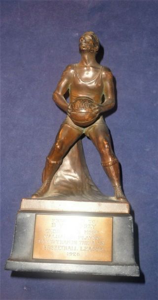 Vintage Basketball Trophy Ca 1925 - Weiblick Brothers