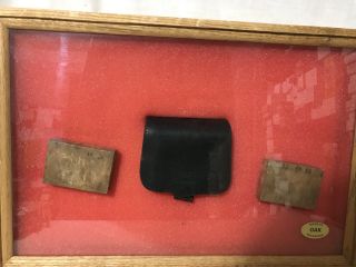 Civil War Leather Fuse Box Model 1862 NY W/ 2 Paper Fuse Packs 5 In Each 12