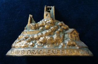 Souvenir Building Metal Drachenfels Castle (germany)