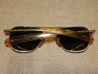 vintage 1960 ' s 1970 ' s US PILOT aviator sunglasses GENERAL OPTICAL 5 1/2 3 2