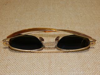 vintage 1960 ' s 1970 ' s US PILOT aviator sunglasses GENERAL OPTICAL 5 1/2 3 3