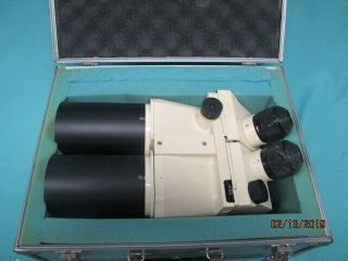 Vintage German Flak Binoculars - In Case