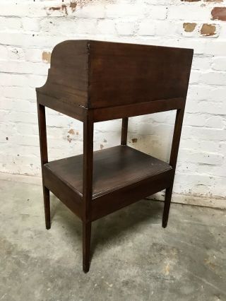 ANTIQUE GEORGIAN 18th 19th CENTURY FLAME MAHOGANY WASH STAND TABLE 6