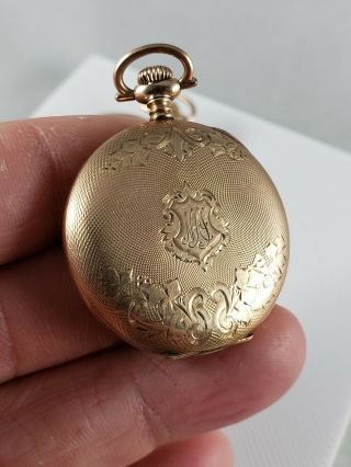 Antique Miniature Gold Filled Pocket Watches - Elgin / Waltham 4