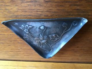 Liberty Solkets Pewter Arts And Crafts Pin Dish.