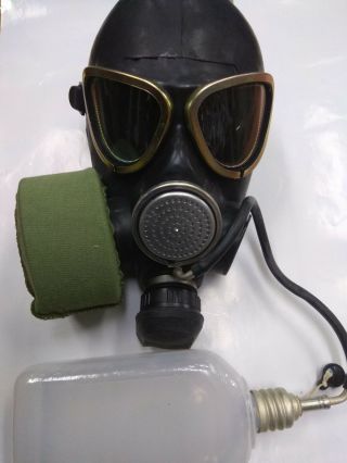 Gas Mask Pmk - 2 Drinking System (mask,  Filter,  Flask),  Russian Army