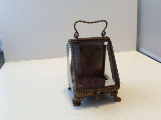 Antique Victorian Pocket Watch Holder Display Box