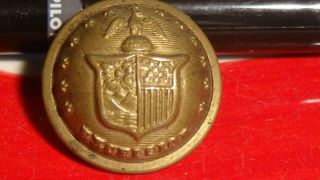 PRETTY NON DUG CIVIL WAR YORK STATE SEAL COAT BUTTON 2