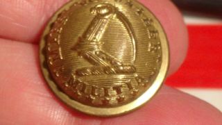 Non Dug Civil War Mass Vol Militia Coat Button