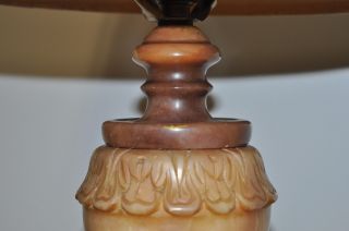 Vintage Antique Italian Alabaster Medium size Lamp 21 