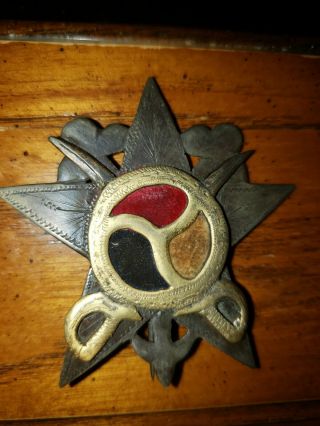 Rare Large Civil War 17 Corps Badge Issued 1st Then The Arrow Hq Division Gold