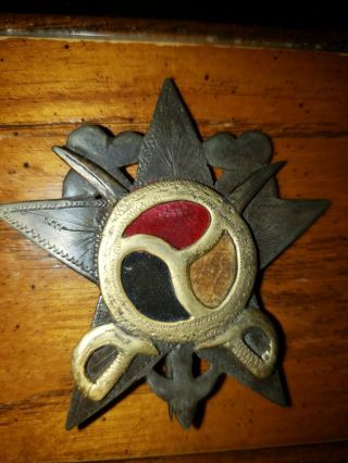 RARE LARGE CIVIL WAR 17 CORPS BADGE ISSUED 1ST THEN THE ARROW HQ DIVISION GOLD 2