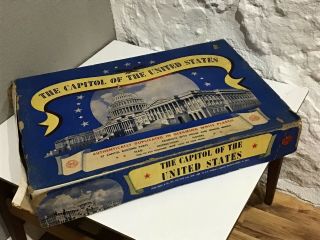 1950’s Vintage Louis Marx United States Capitol Building Model Never Assembled