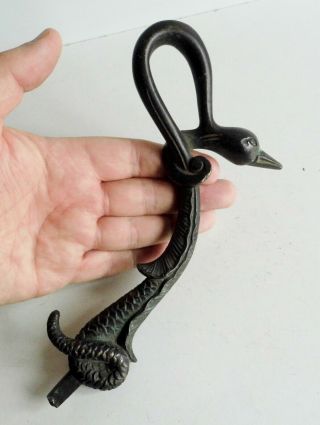 Metal Detector Find - Some Sort Of Bronze Bird / Snake Handle - Found In York