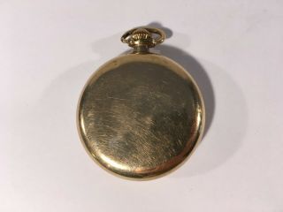 VTG Antique ELGIN B.  W.  RAYMOND 21 Jewels 10k GOLD FILLED RAILROAD POCKET WATCH 2