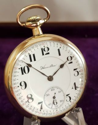 Vintage 16s Hamilton Pocket Watch
