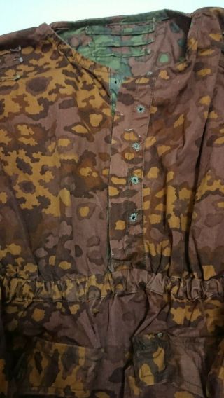 WW2 German M42 Oak Leaf Elite Waffen Camo Smock WWII 1 6