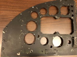 Vintage Ww2 Bomber Cockpit Instrument Panel