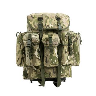 Military Surplus Rucksack Alice Pack With Suspender Strap And Frame Polyester