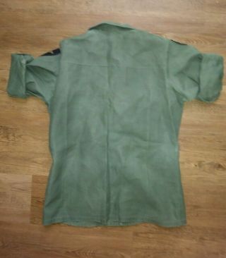 US Army Vietnam 1969 OG - 107 Uniform Shirt Colonel 2nd Infantry Div MACV 15.  5x33 6