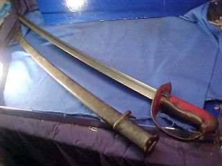 Orig 1899 Type 32 Japanese Army Non Comm Officer Sword W Scabbard