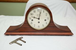 Vintage Seth Thomas 8 Day Keywound Westminster Chime 19 " Mantle Clock W/key