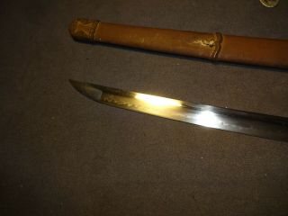 Japanese WWll Army officer ' s sword in mountings,  old family 4