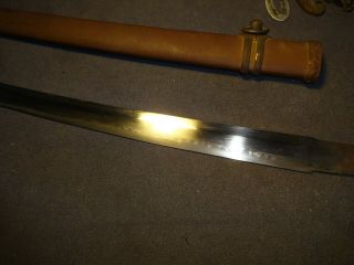 Japanese WWll Army officer ' s sword in mountings,  old family 6
