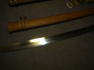 Japanese WWll Army officer ' s sword in mountings,  old family 9