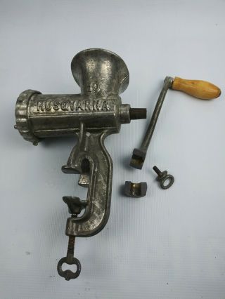 Parts - Antique Sweden Husqvarna Reliance Meat Grinder No.  10.  Broken Handle.