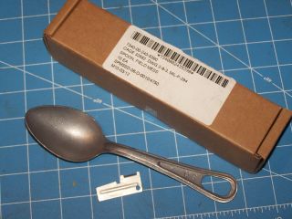 10 Mess Spoons Utensils Military Army Usmc Nib F Mess Camping Hiking Scout & P38